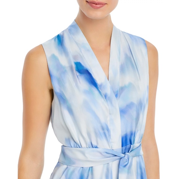 Kobi Halperin Lexa Printed Silk Dress in Sky Multi - Picture 10 of 16